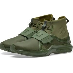 Puma Women's Green High-Top Sneakers